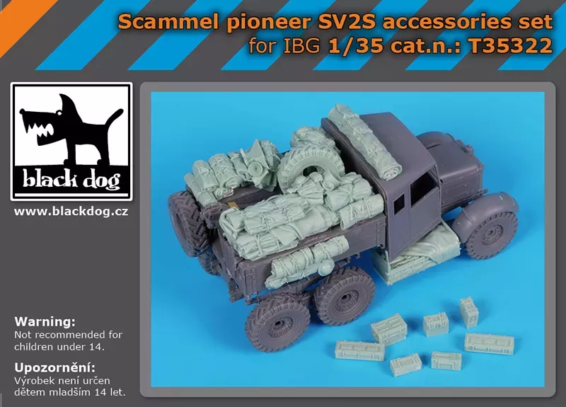 1:35 Scammel Pioneer SV2S - Accessories Set (for IBG Kits)