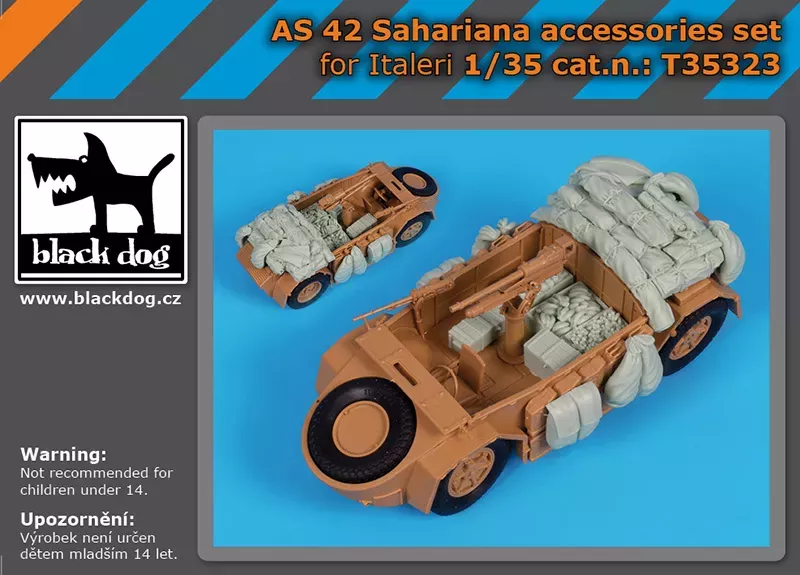 1:35 AS.42 Sahariana - Accessories Set (for Italeri Kits)