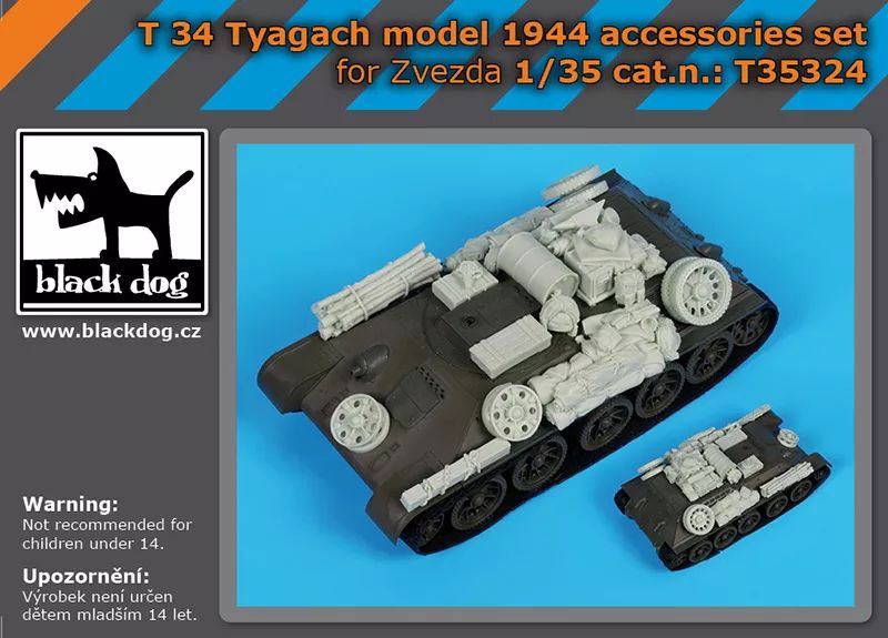 1:35 Tyagach Model 1944 - Accessories Set (for Zvezda Kits)