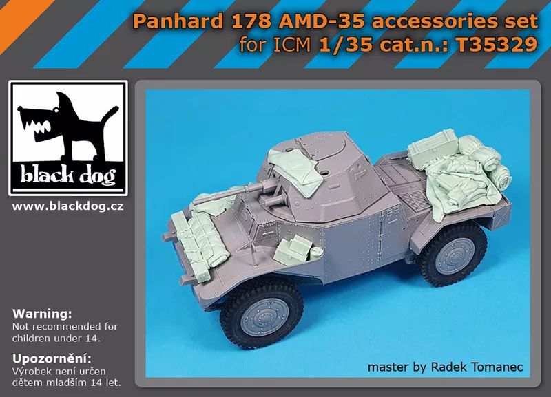 1:35 Panhard 178 AMD-35 - Accessories Set (for ICM Kits)