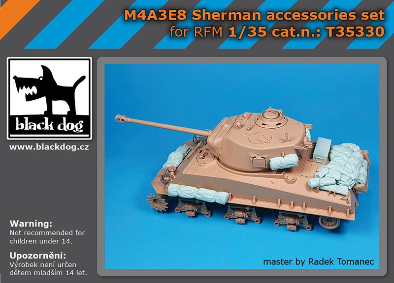 1:35 M4A3E8 Sherman - Accessories Set (for Rye Field Model Kits)