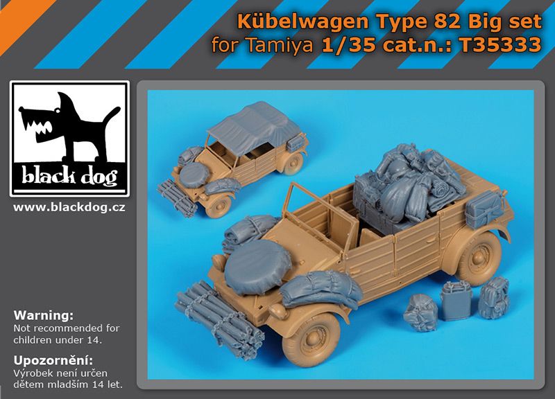 1:35 Kubelwagen Type 82 - Big Set (for Tamiya Kits)