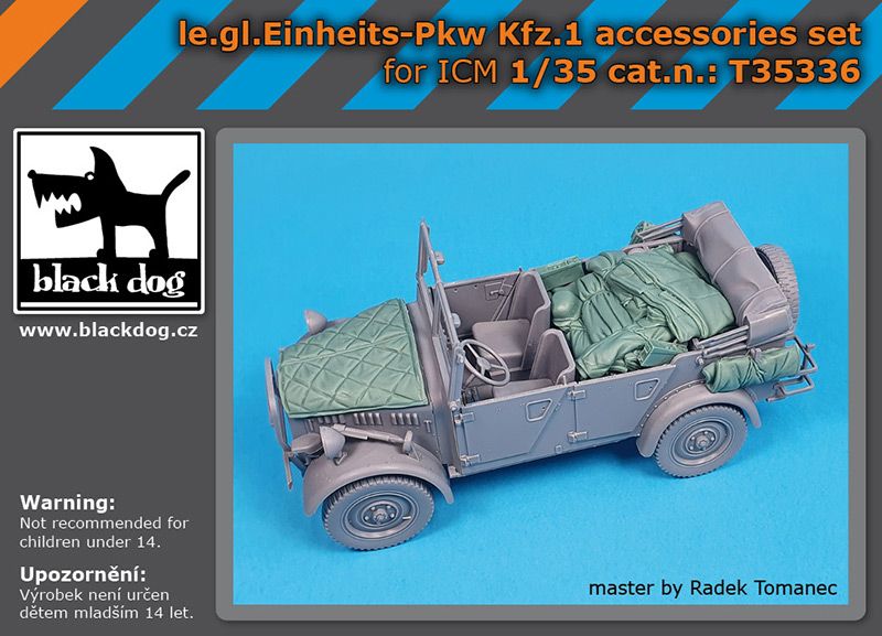 1:35 German le.gl.Einheits-Pkw Kfz.1 - Accessories Set (for ICM Kits)