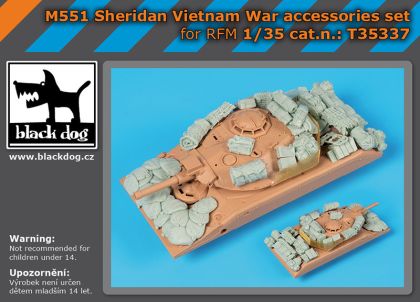 1:35 M551 Sheridan Vietnam War - Accessories Set (for RFM Kits)