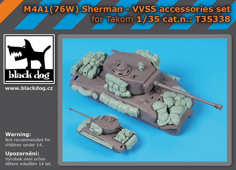 1:35 M4A1(76W) Sherman VVSS - Accessories Set (for Takom Kits)