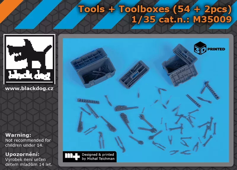 1:35 Tools +Toolboxes (54+2pcs)