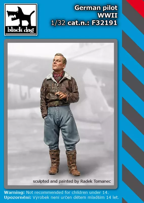 1:32 German pilot WWII