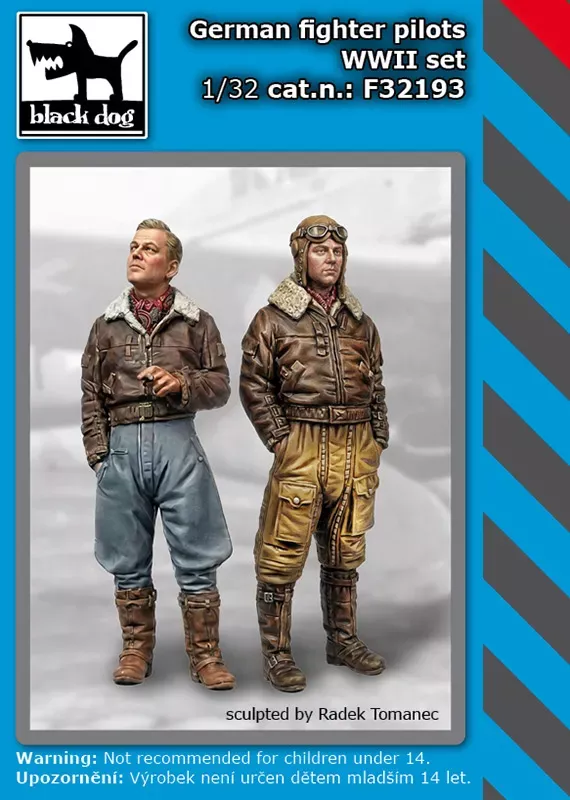 1:32 German pilot WWII set