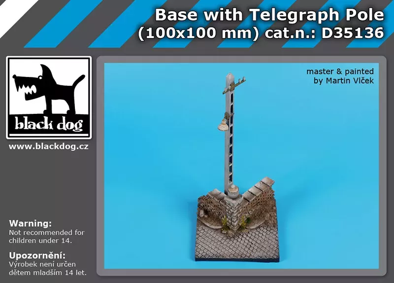 1:35 Base with telegraph pole
