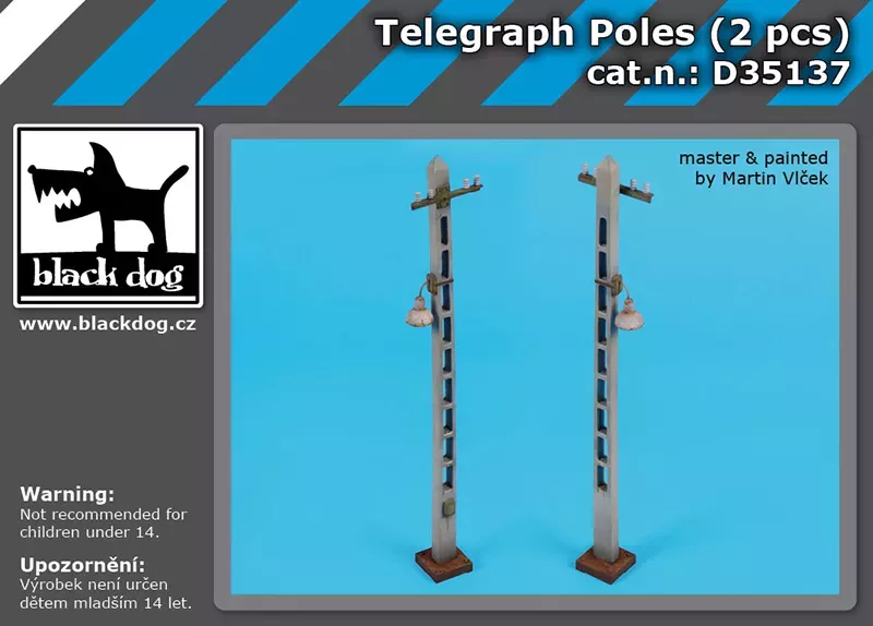 1:35 Telegraph poles (2 pcs)