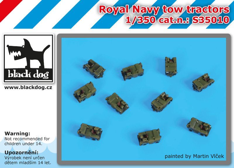 1:350 Royal Navy Tow tractors