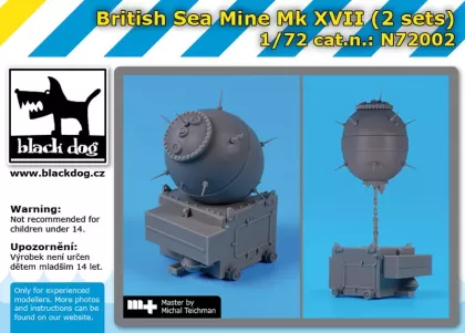 1:72 British sea mine Mk XVII (2pcs)