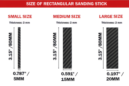Carbon Fiber Sanding Pads (2 mm)