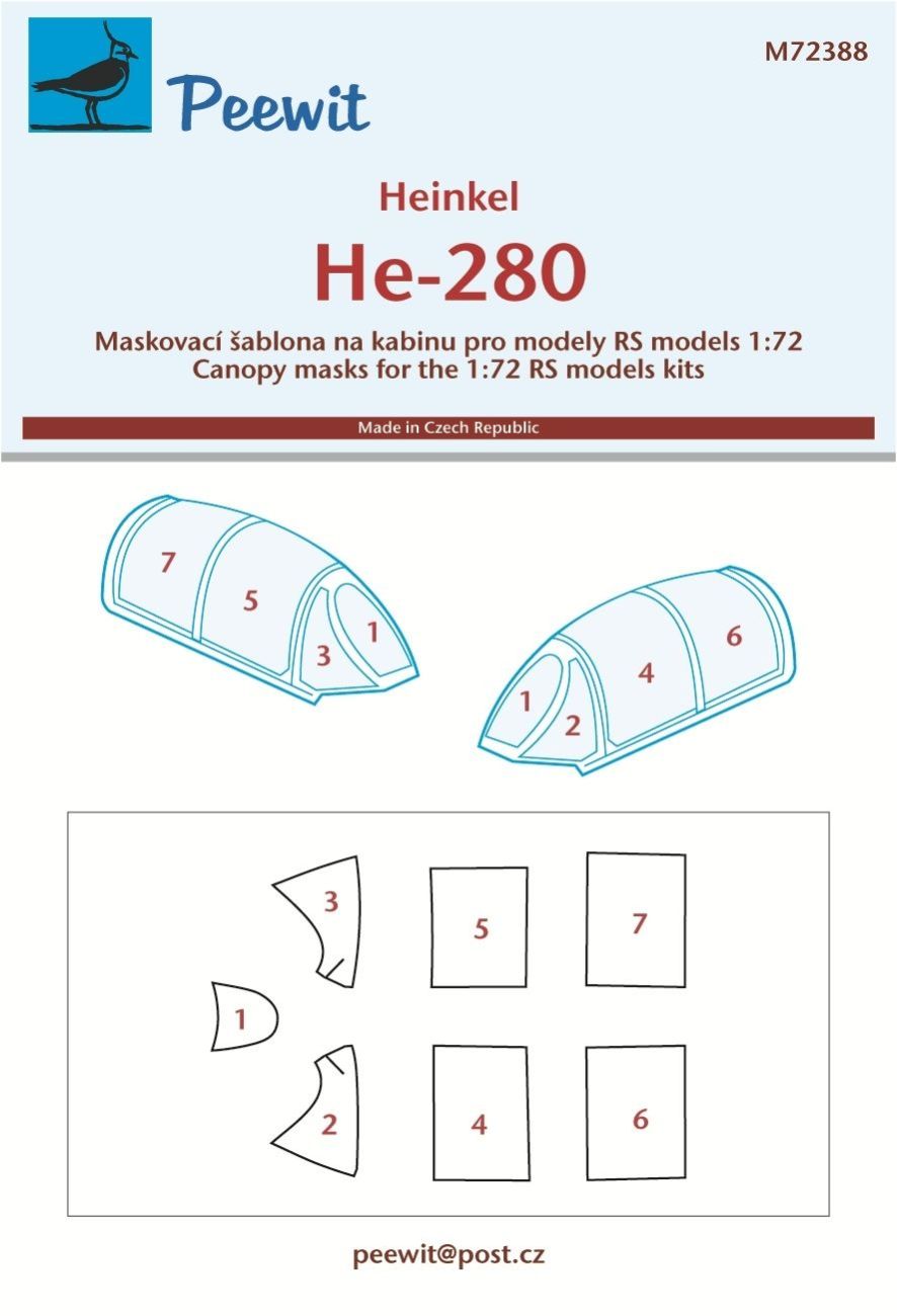 1:72 Heinkel He-280 (RS models)