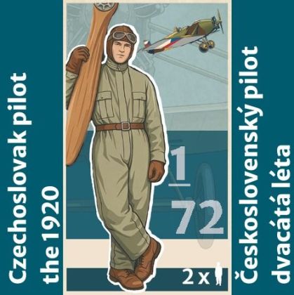 1:72 Československý pilot 20. léta