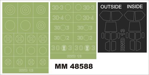 1:48 RWD-13 - Maxi Paint Mask Set (for Answer Kits)