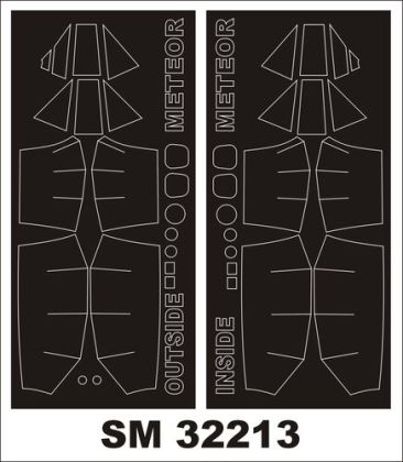 1:32 Gloster Meteor F.8 / FR.9 - Mini Paint Mask Set (for Revell Kits)