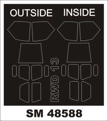1:48 RWD-13 - Mini Paint Mask Set (for Answer Kits)