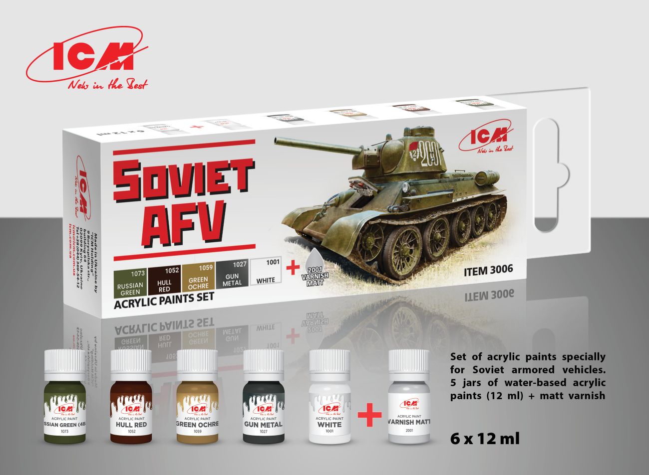 Soviet AFV Acrylic Paint Set
