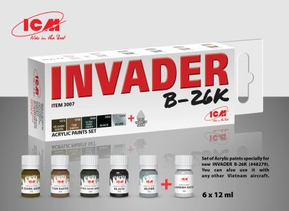 Douglas B-26K Counter Invader paint set