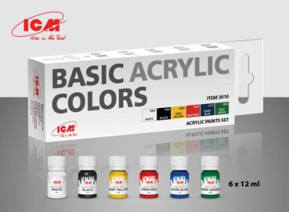 Basic Acrylic Colors Paint Set