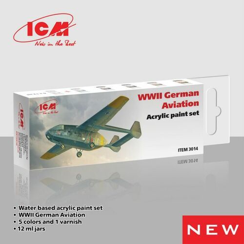 WWII German Aviation Acrylic Paints Set