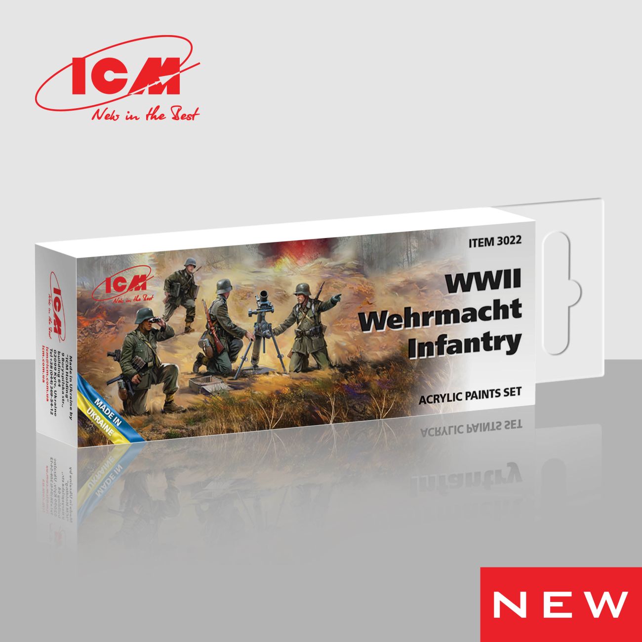 WWII Wehrmacht Infantry Acrylic Paints Set
