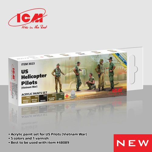 US Pilots (Vietnam War) Acrylic Paints Set