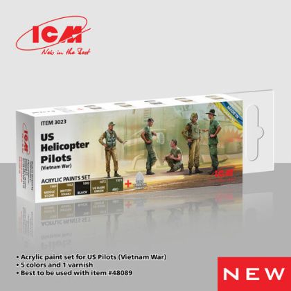 US Pilots (Vietnam War) Acrylic Paints Set