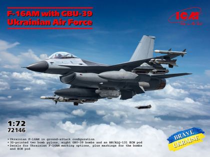 1:72 F-16AM with GBU-39 Ukrainian Air Force