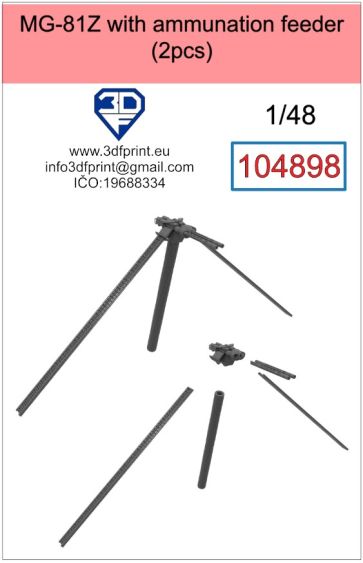 1:48 MG-81Z with ammunation feeder (2pcs)