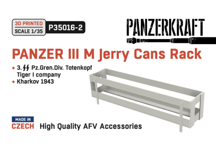 1:35 Panzer III M jerry cans rack, 3 SS Pz.Gren.Div. Totenkopf, Tiger I company, Kharkov 1943