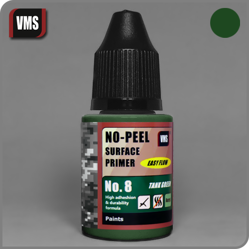 No-Peel Primer Tank Green No.8
