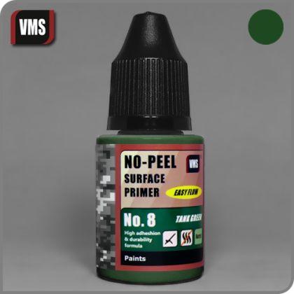 No-Peel Primer Tank Green No.8
