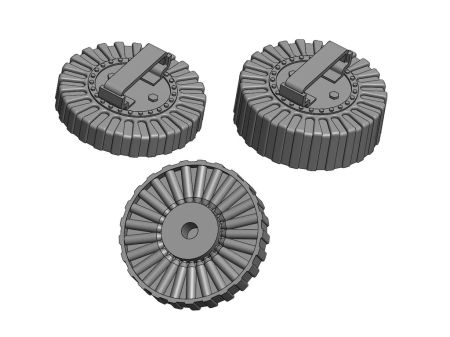 1:48 Lewis Mk.III Ammo magazines, two types 5 + 5 pc.