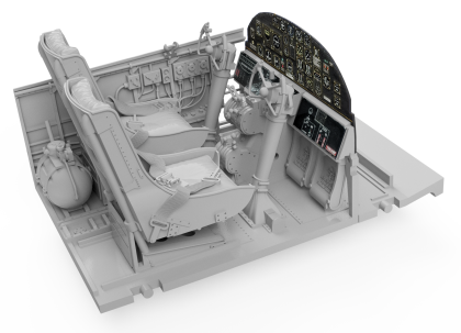1:48 B-25 Mitchell - cockpit detail set for HK Model, Catalog number 200-A48078