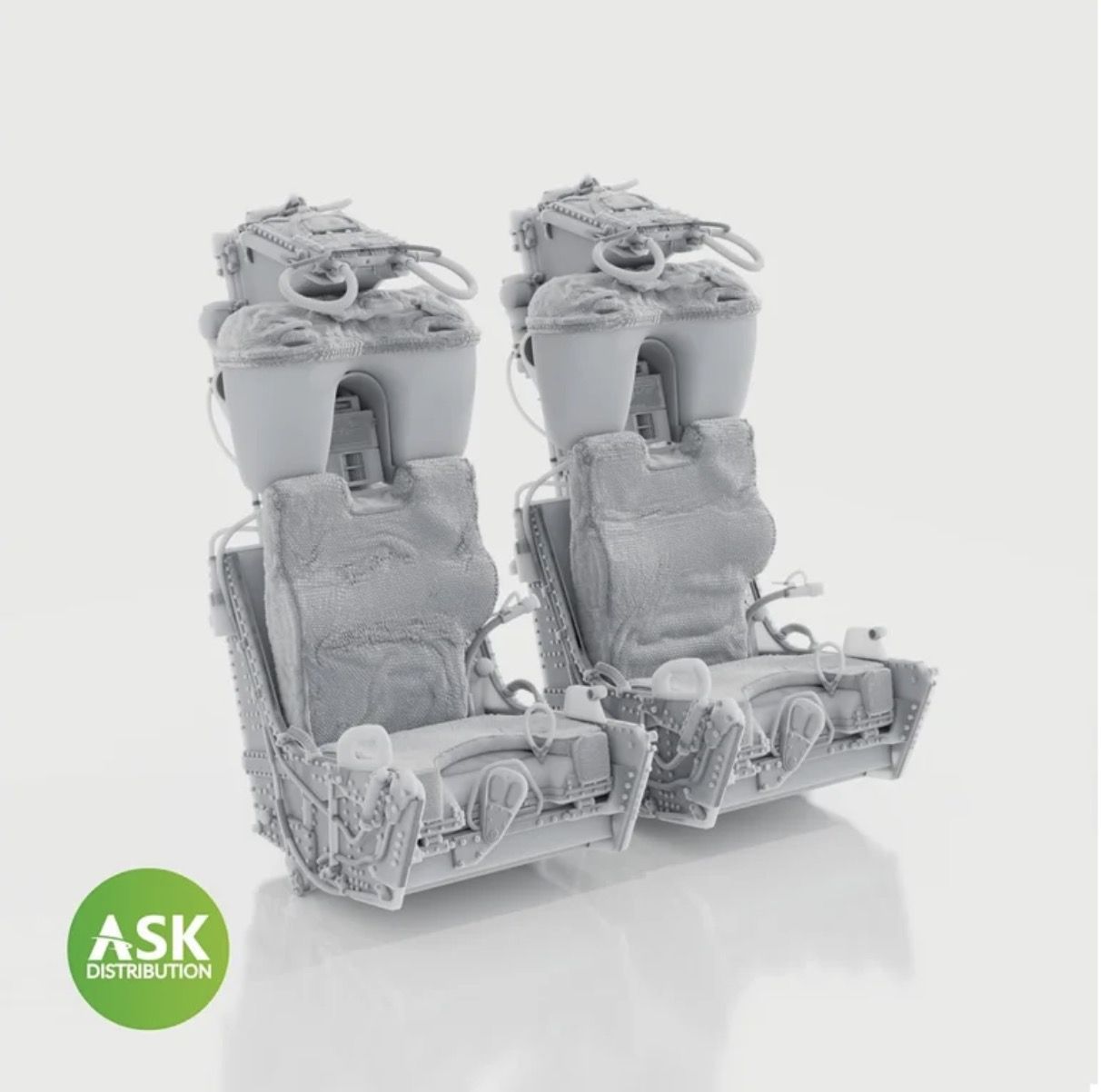 1:48 F-4 Phantom Ejection Seats - M.B. MK.H-7 without seat belts (2pcs) rec. for Tamiya kit