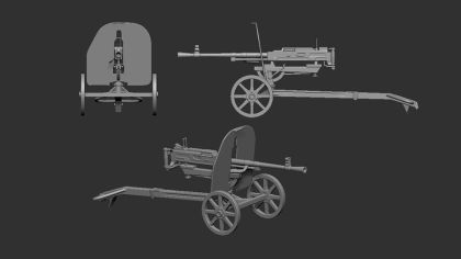1:72 Goryunov SG-43 machine gun