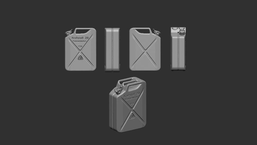 1:72 Jerry can 20 litre, German army WWII