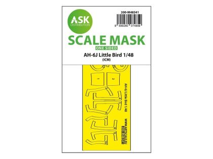 1:48 AH-6J Little Bird one-sided express fit mask for ICM