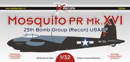 1:32 USAAF Mosquitoes (25 Bomb group USAAF)