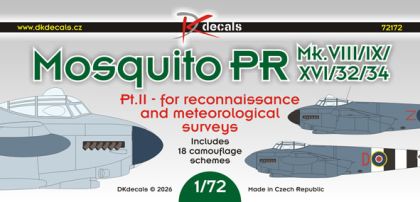 1:72 de Havilland Mosquito PR Mk.VIII/IX/XVI/32/34, Pt.2