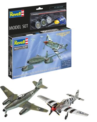 1:72 Model Set Combat Set Me262 - P-51B Mustang