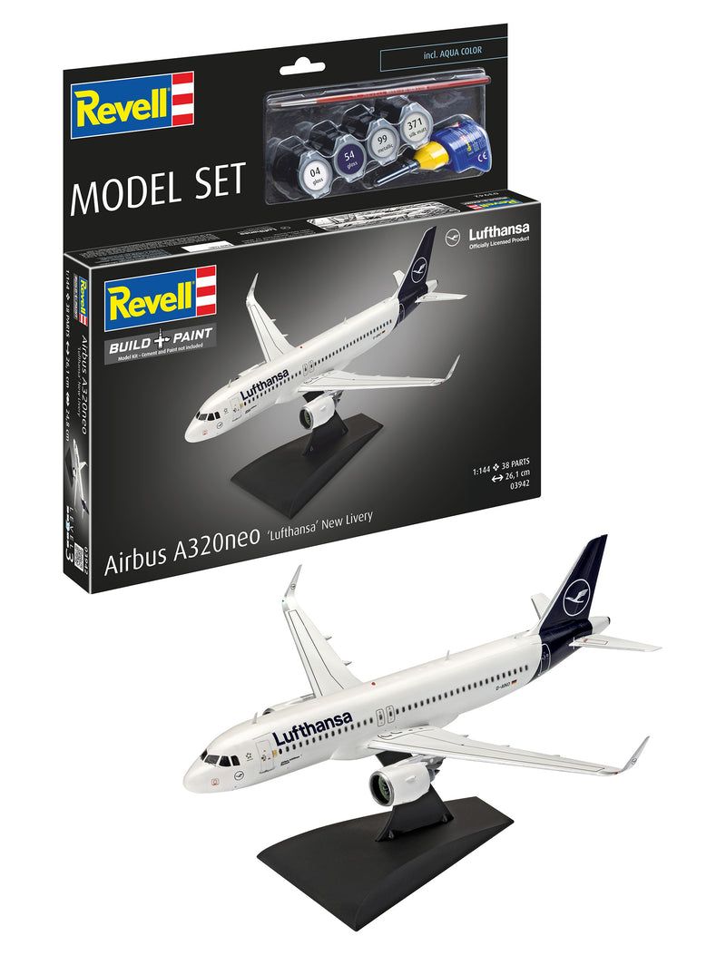 1:144 Model Set Airbus A320neo Lufthansa 
