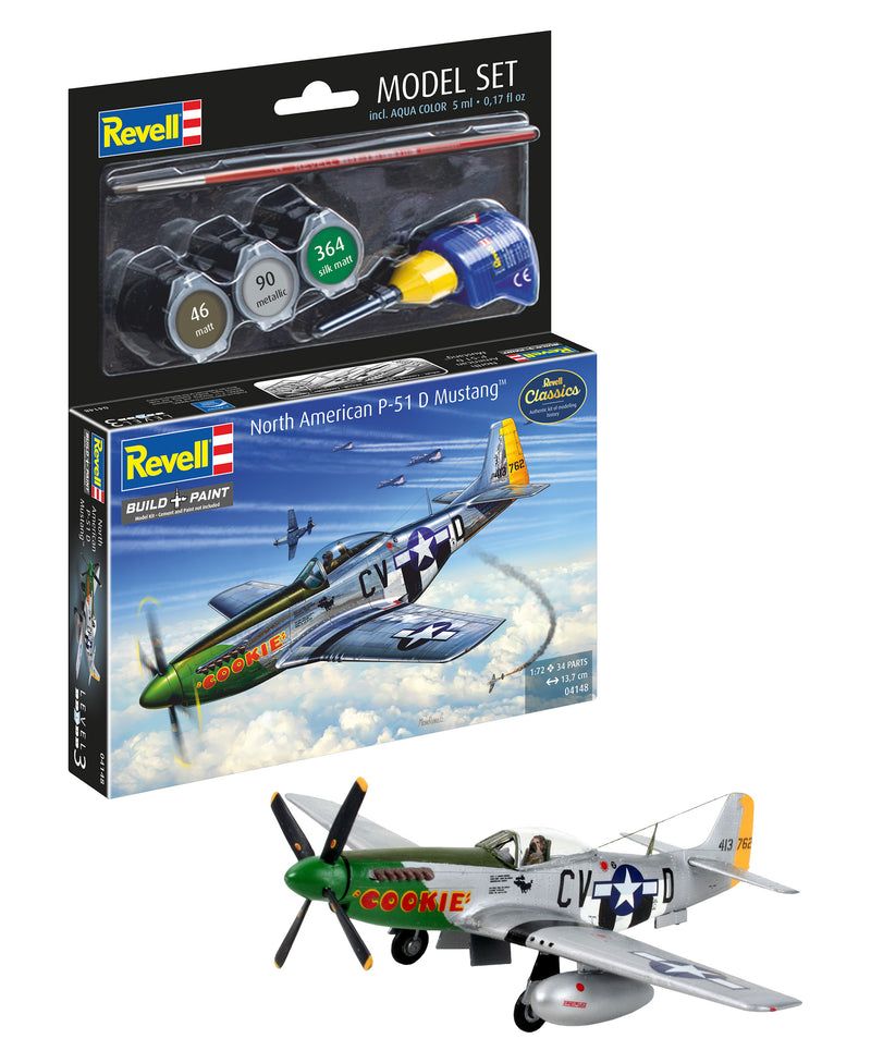 1:72 Model Set P-51D Mustang