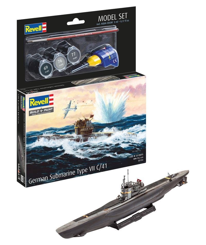 1:350 Model Set German Submarine Typ
