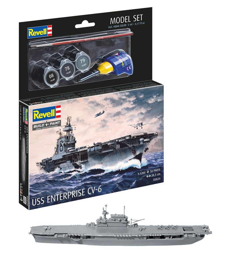 1:1200 Model Set USS Enterprise CV-6