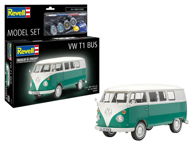 1:24 VW T1 Bus Model Set