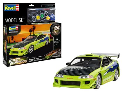 1:25 Fast & Furious Brian's 1995 Mitsubishi Eclipse - Model Set