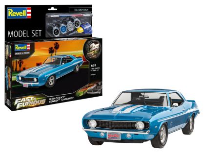 1:25 Fast & Furious 1969 Chevy Camaro Yenko - Model Set